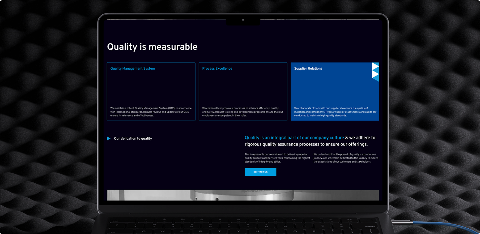 Vulcanus Stahl website by Saigon Digital
