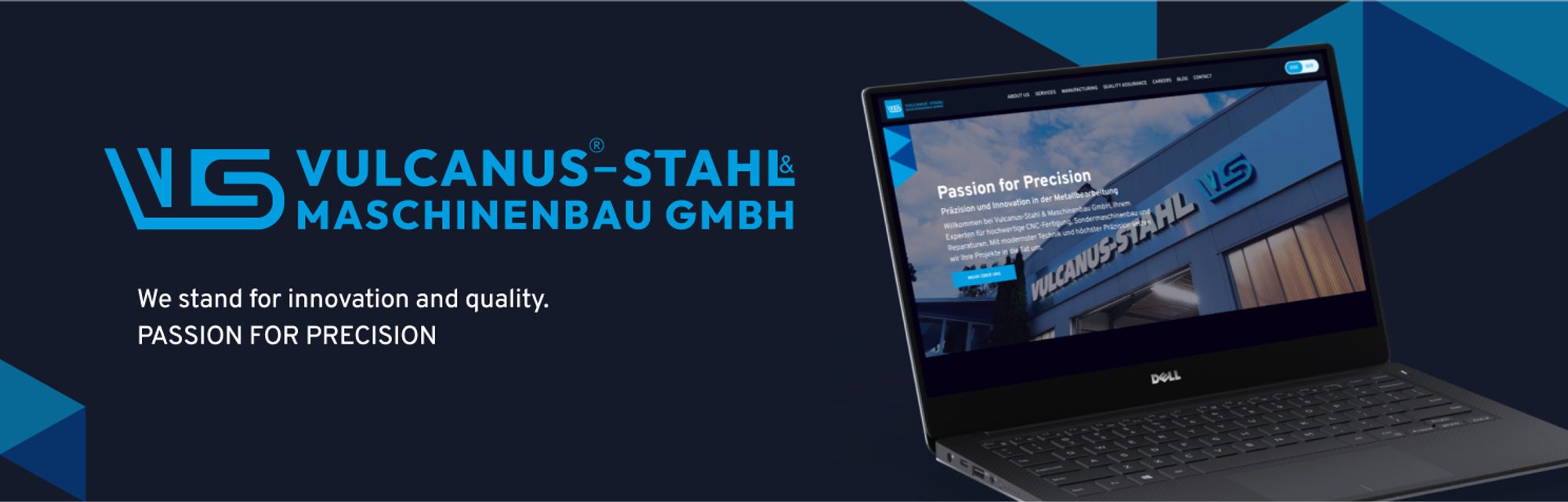 Vulcanus Stahl, website by Saigon Digital