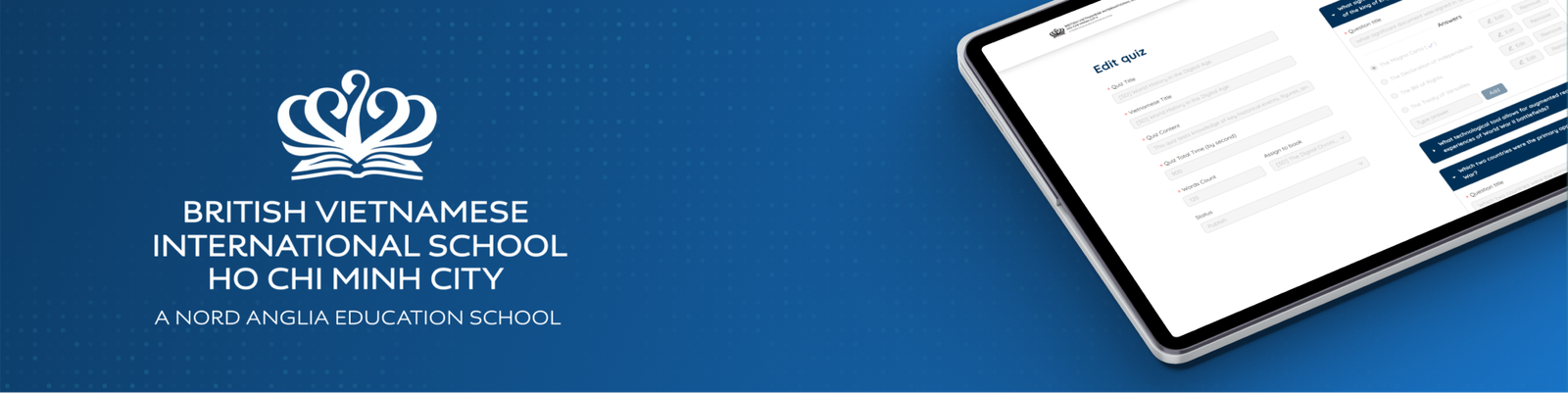 BVIS website by Saigon Digital