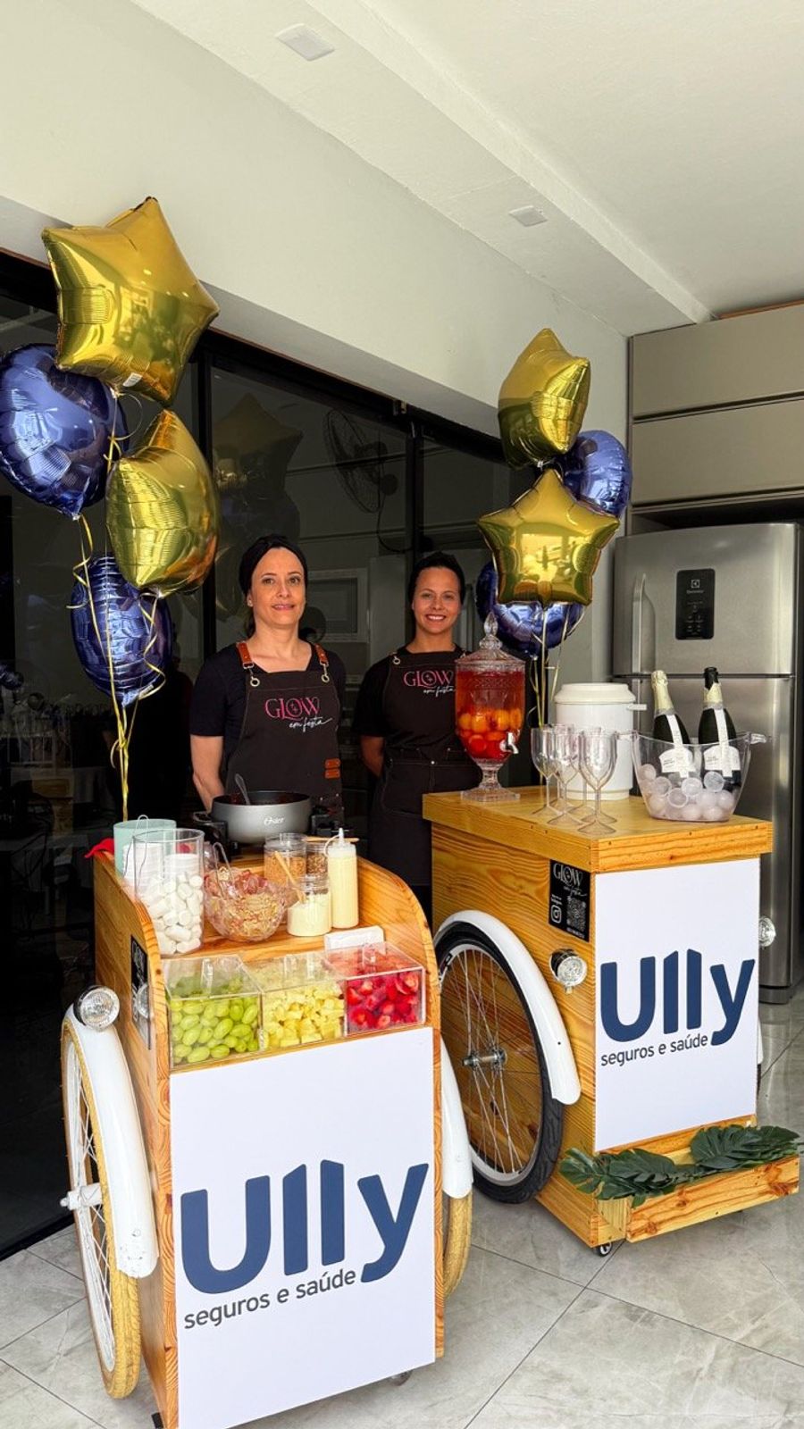 Evento Ully com carrinho Glow