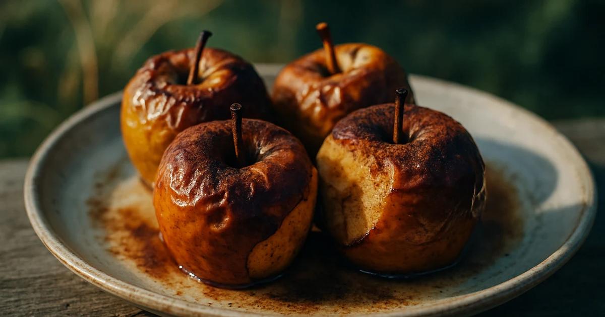Fire Apple Fire-Roasted Apples with Cinnamon | Smoke & Soil