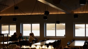 Kantina på skur 39. Foto.