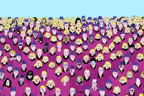 Grafikk til Pushwagner installasjon. Illustrasjon.