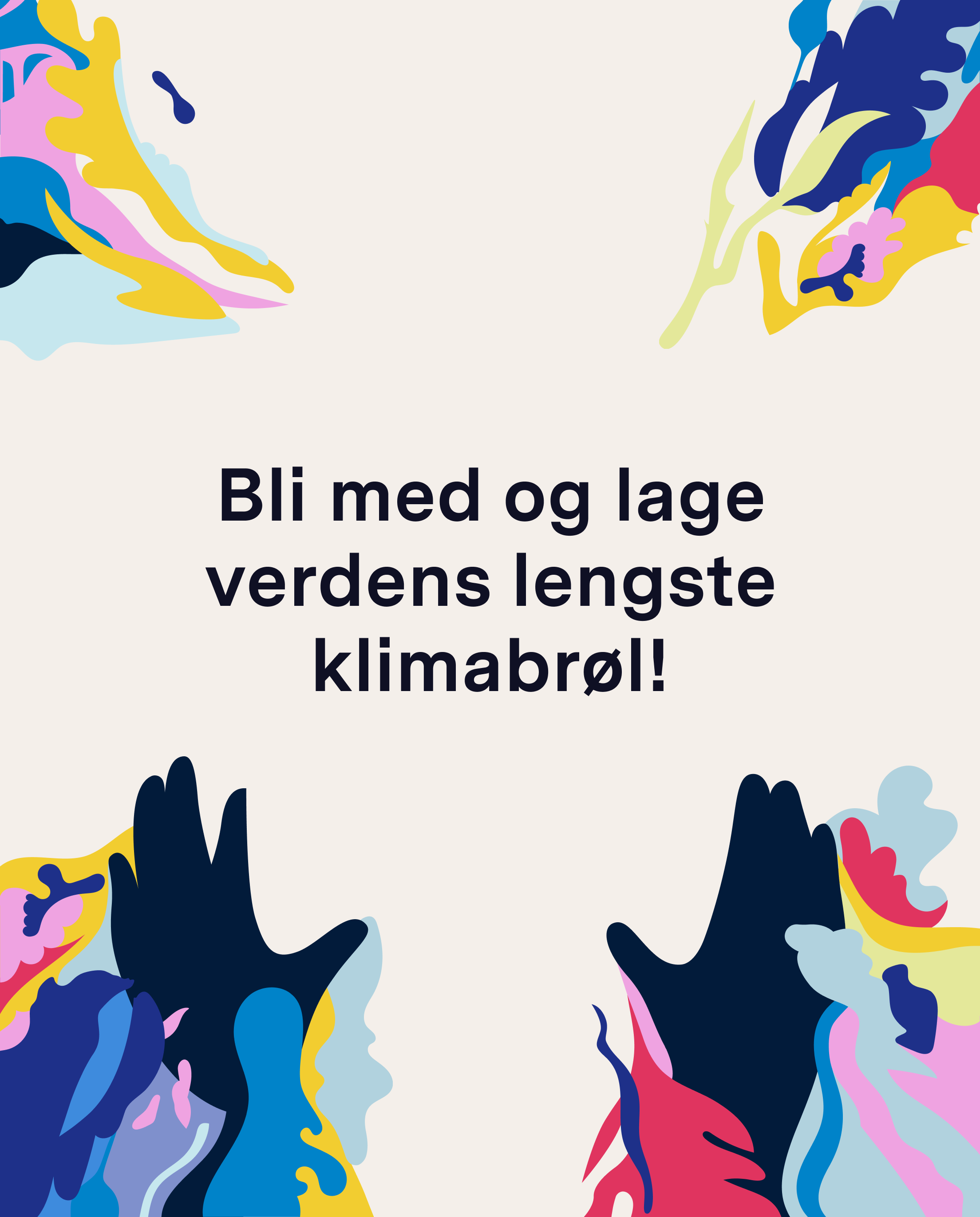 Illustrasjon for Klimabrølet. Grafikk.