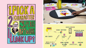 Pushwagner installasjon. Illustrasjon og foto.