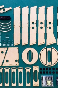 Teknisk utstyr brukt i Pushwagner installasjon. Foto.