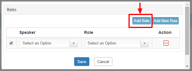 Click on add role button