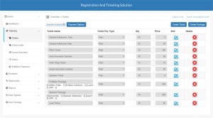 Event registration software