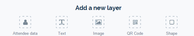 Attendee data in badge tool
