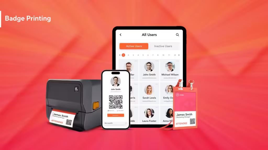 vFairs Badge Printing App