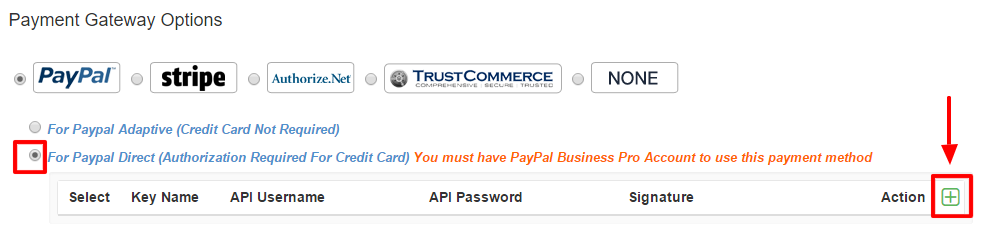 PayPal Direct