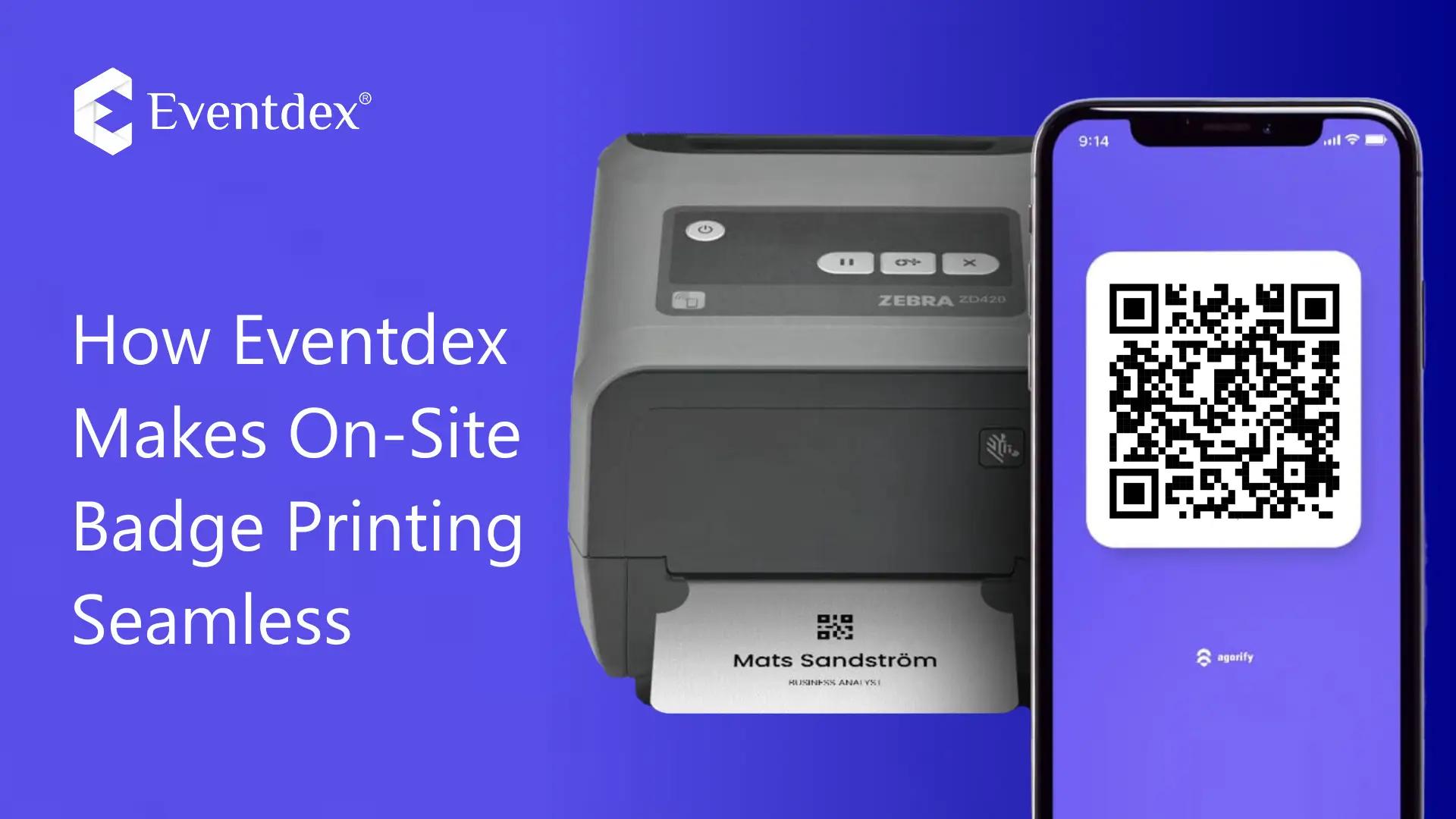 on-site event badge printing