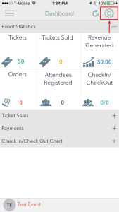 Dshboards settinsg button