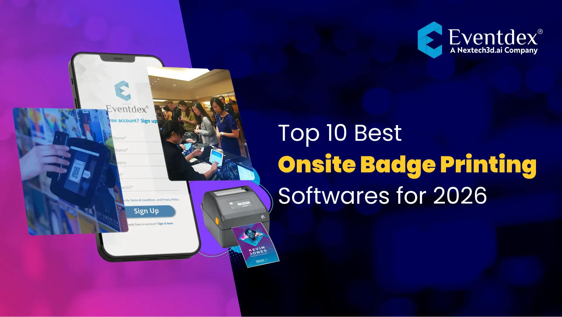 Onsite Event Badge Printing