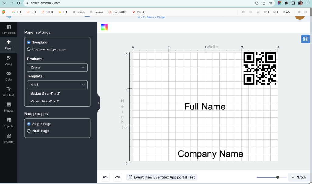 Badge Designer Tool