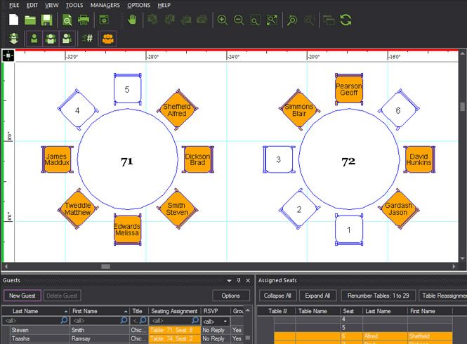 Vivien Event Floor Plan Software