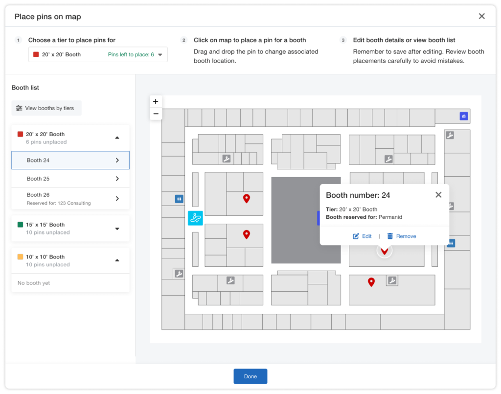 Whova Event Floor Plan Software