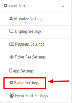 Badge Settings