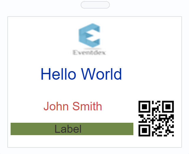 Sample Badge created from scratch