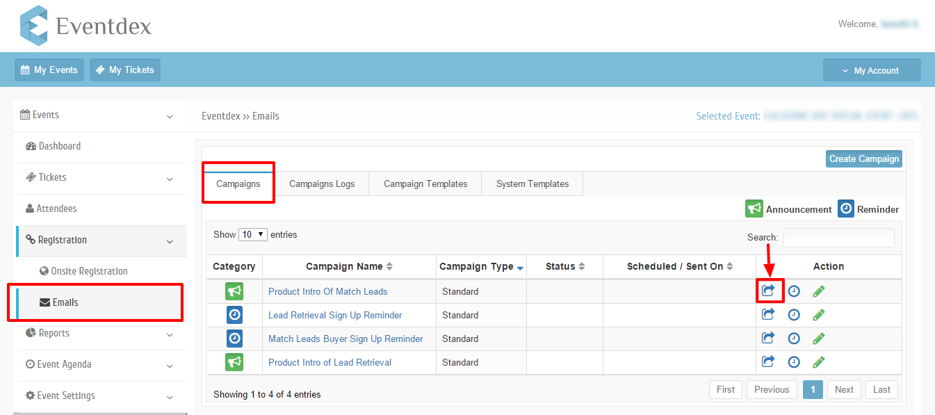 Send standard Campaign