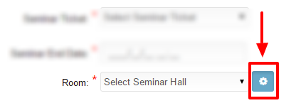 Add Room settings button