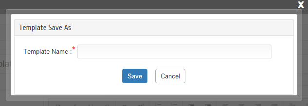 Custom System template name