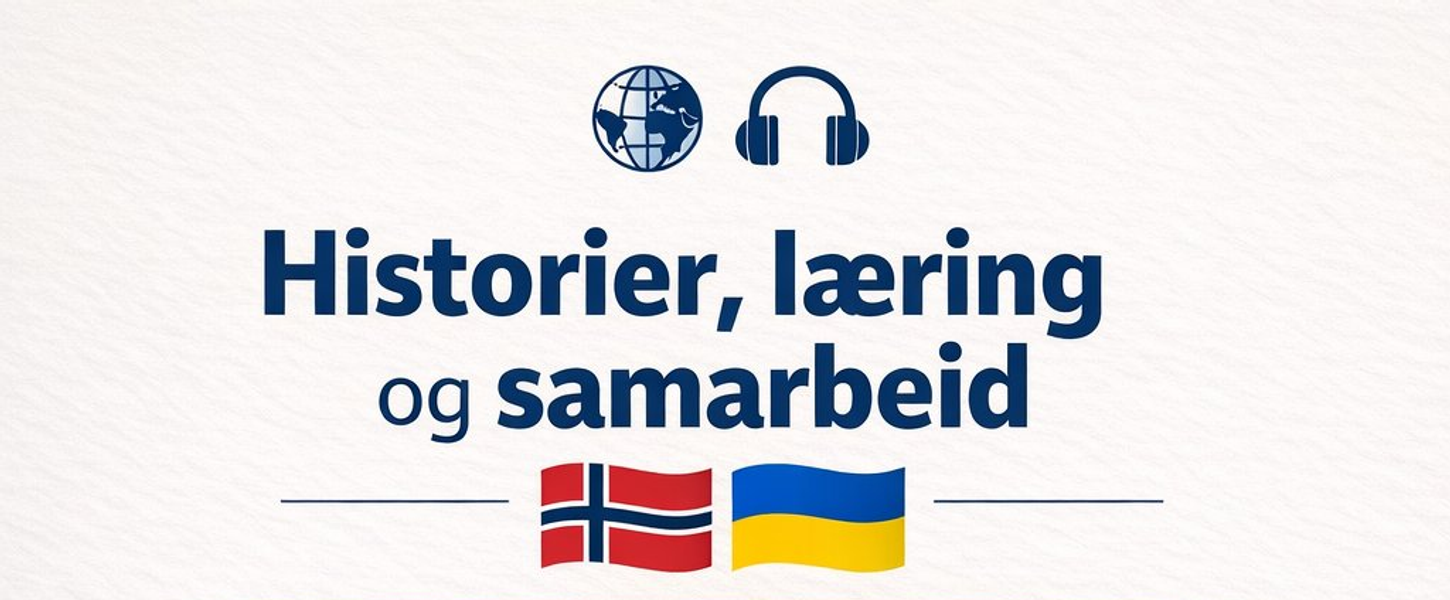 Norsk og ukrainsk flagg