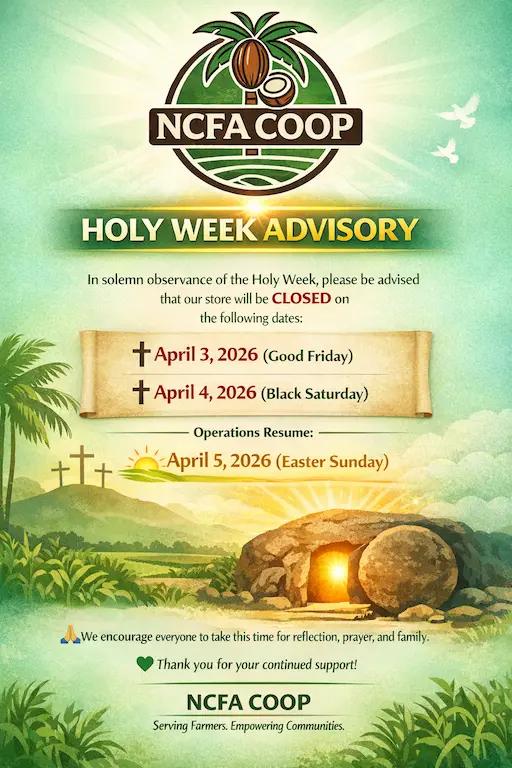 Holy Week Advisory