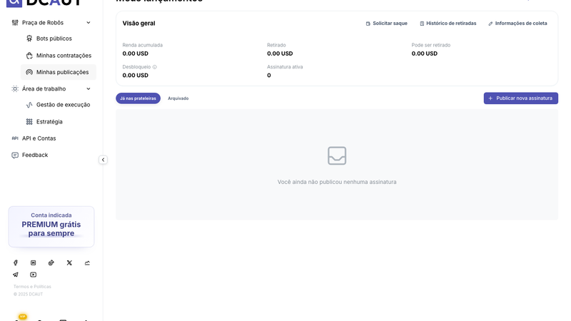 Medo de Comprar na Queda, Receio de Vender Cedo Demais? Um Guia Descomplicado sobre Bots de DCA Cripto e a DCAUT
