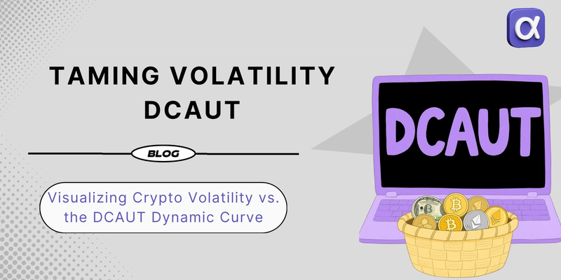 Visualizing Crypto Volatility vs. the DCAUT Dynamic Curve