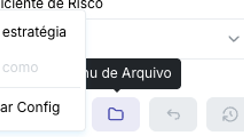 Menu de Arquivo