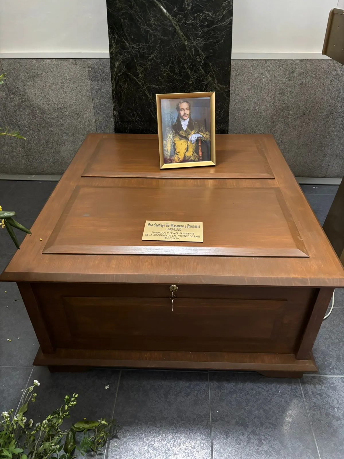 Relicario de Don Santiago de Masarnau y Fernandez — imagen 1