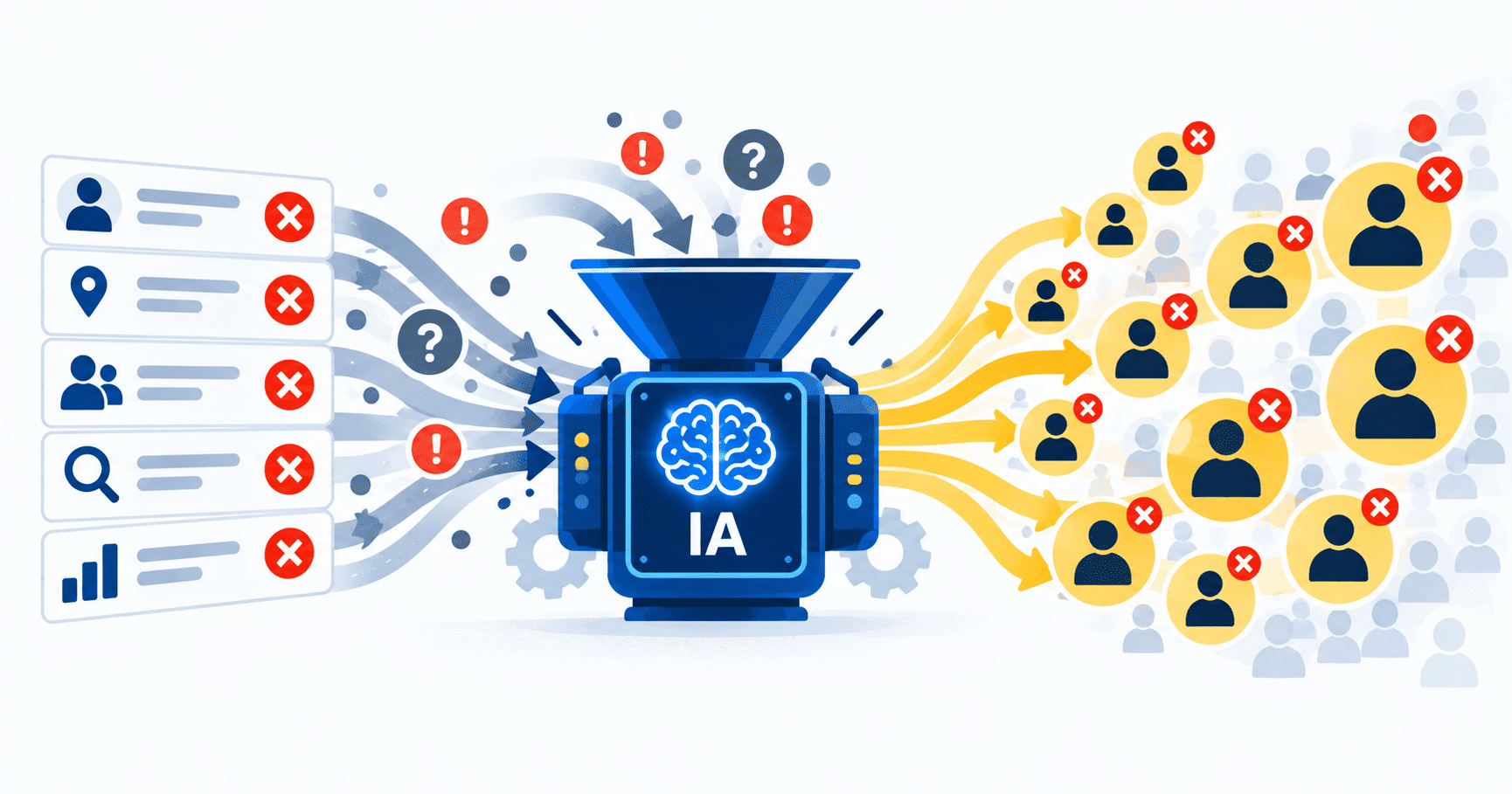 La IA amplifica errores en los datos de audiencia y genera segmentaciones incorrectas.