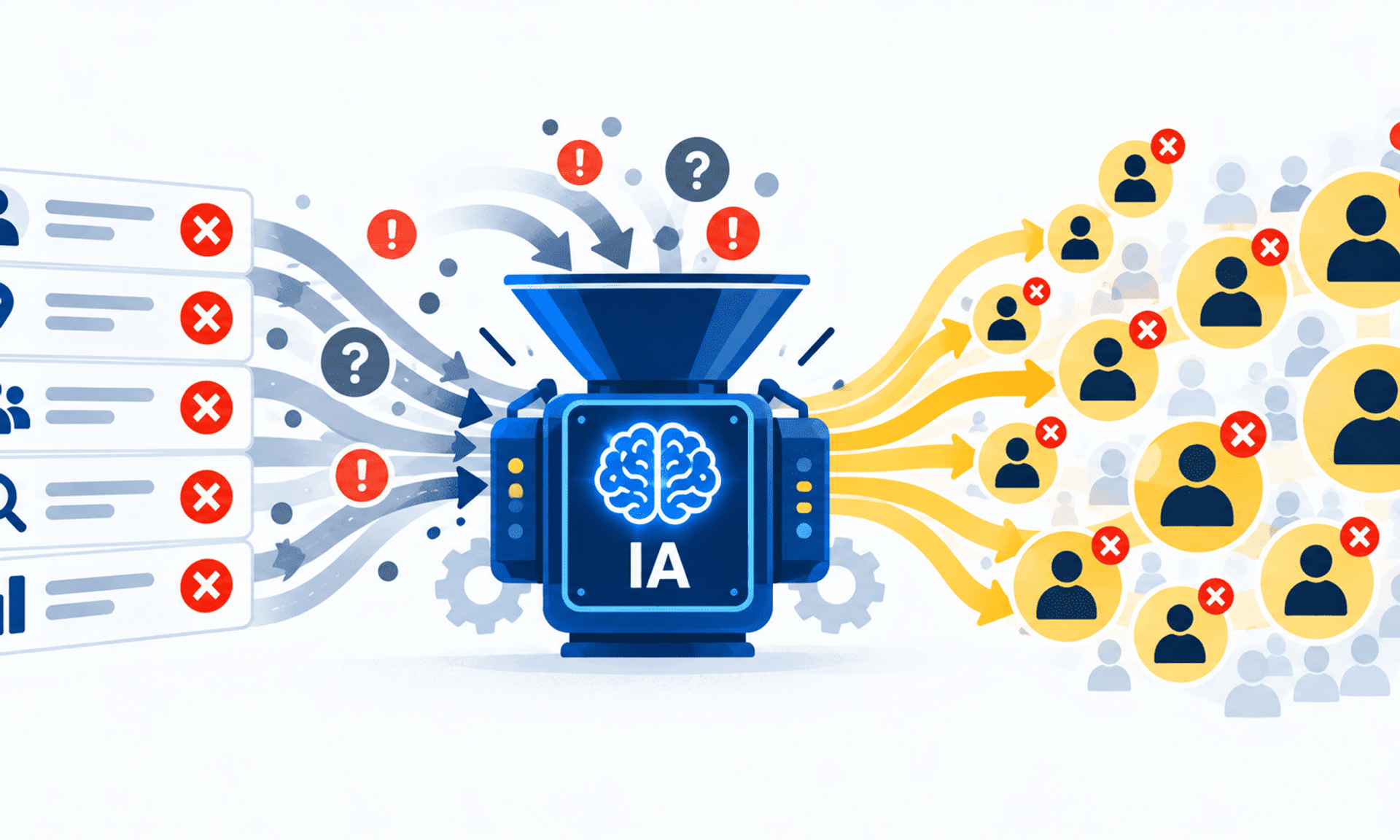 La IA amplifica errores en los datos de audiencia y genera segmentaciones incorrectas.