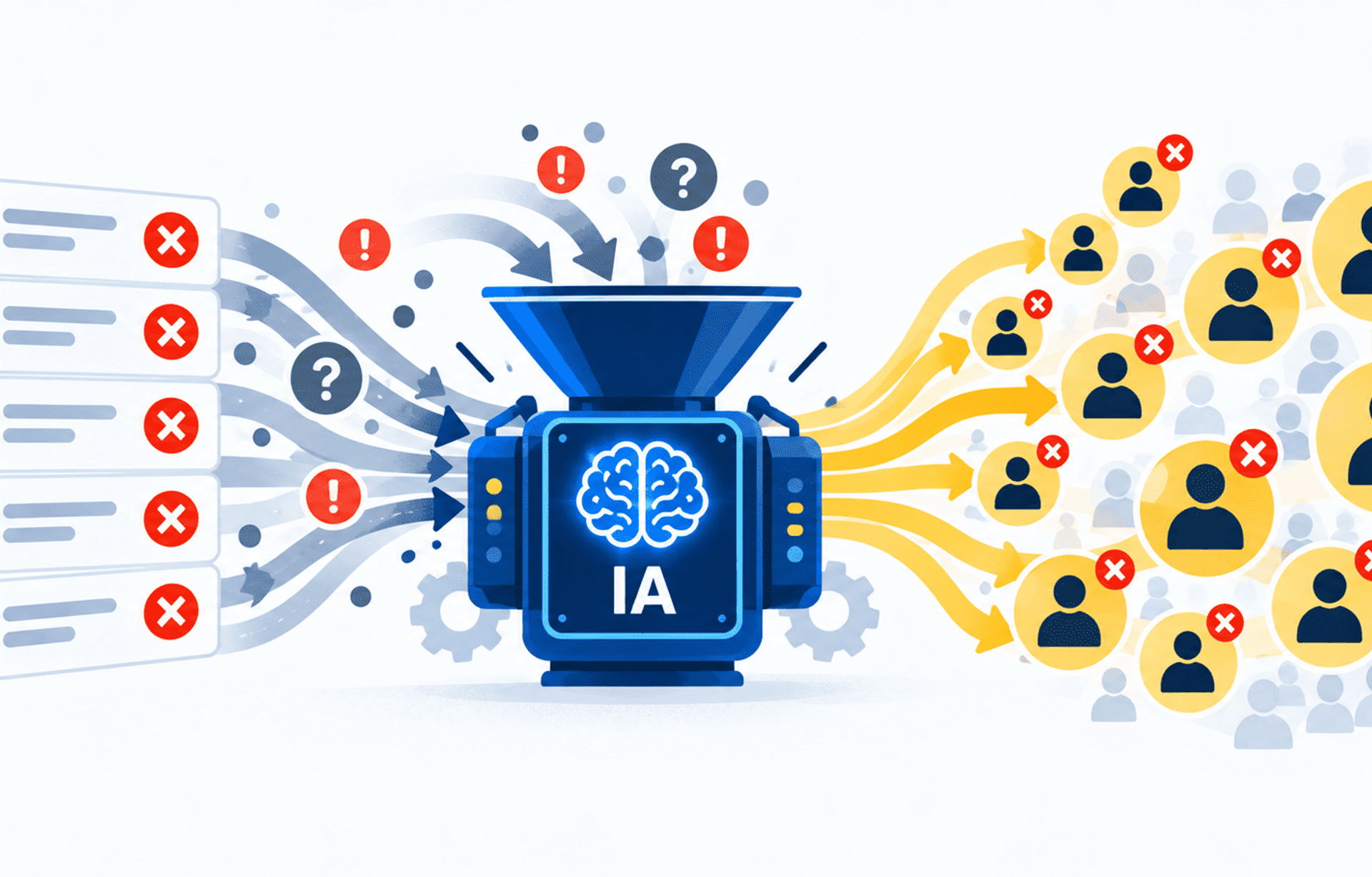 La IA amplifica errores en los datos de audiencia y genera segmentaciones incorrectas.
