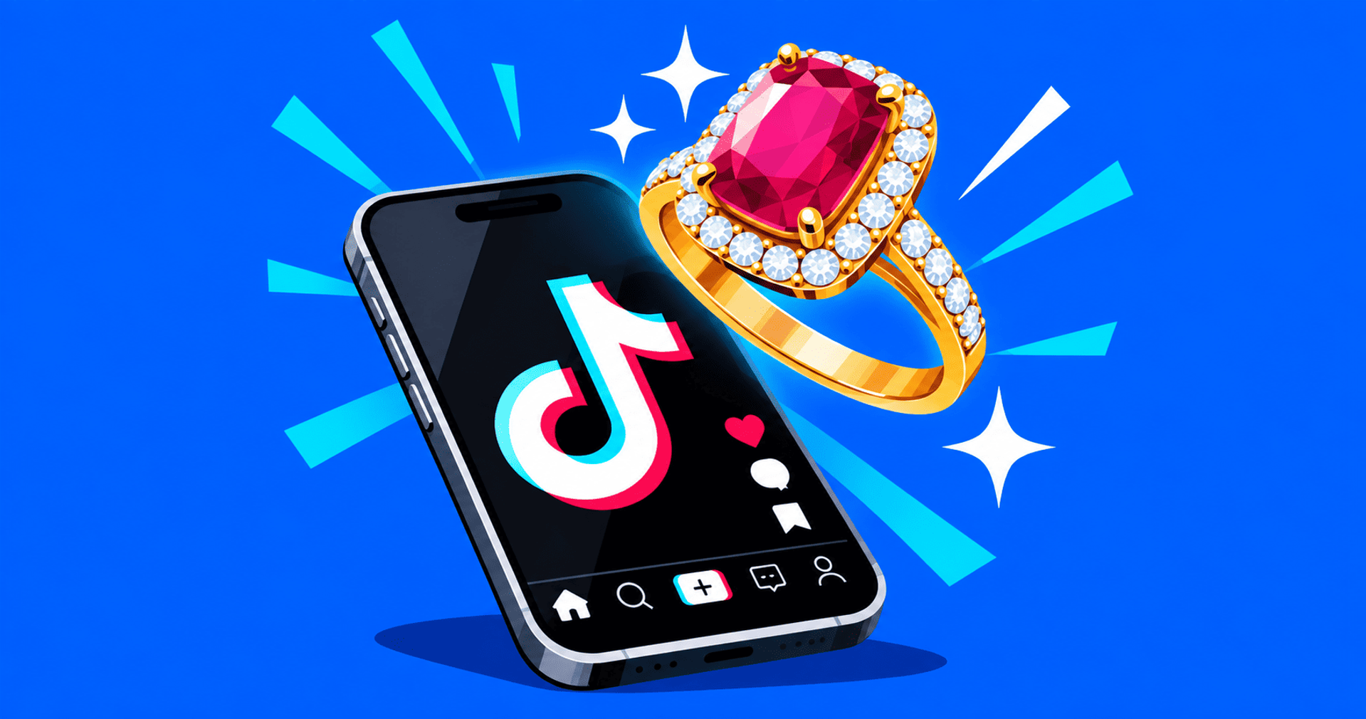TikTok impulsa la promoción de joyería de lujo mediante contenido móvil.