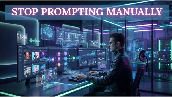 The Hidden AI Workflow Top Creators Use in 2026 (Stop Prompting Manually)