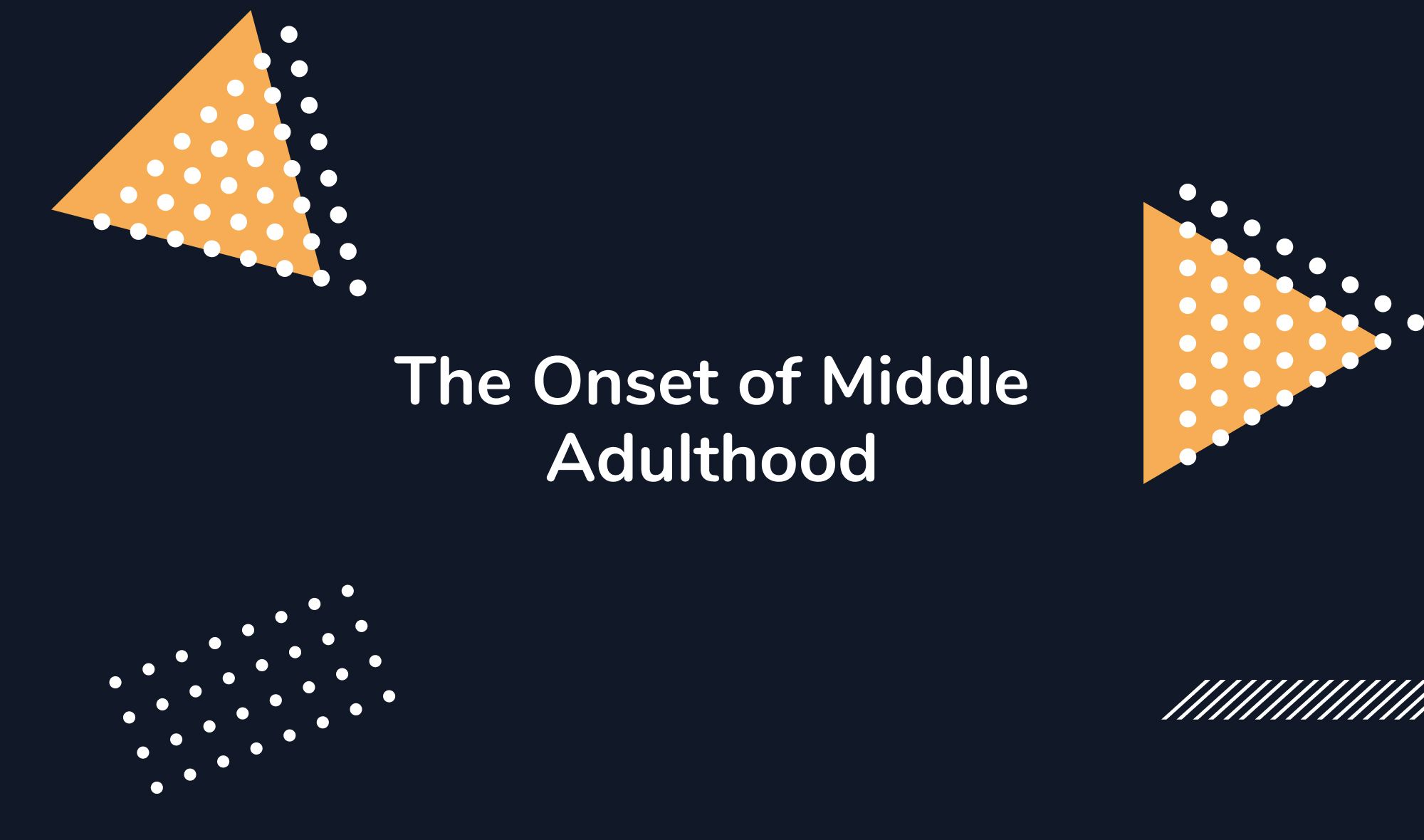 The Onset of Middle Adulthood: The Stage of Generativity vs Stagnation