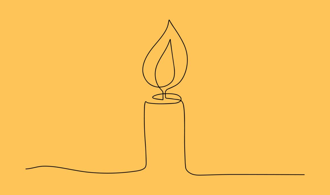 Bereavement leave - candle