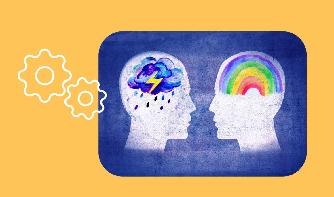 Logo therapist - how it works - rainbow thunder mind