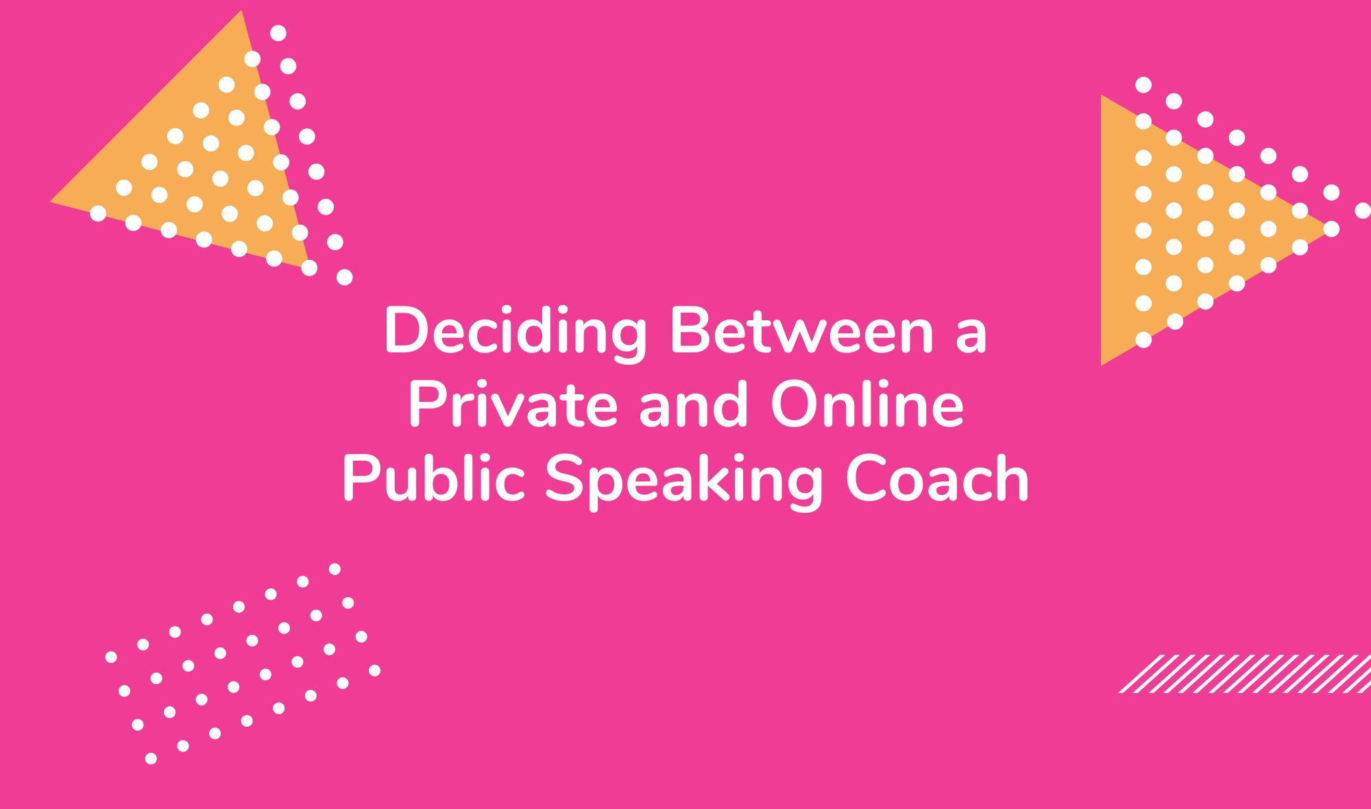 Online public discount speaking coach