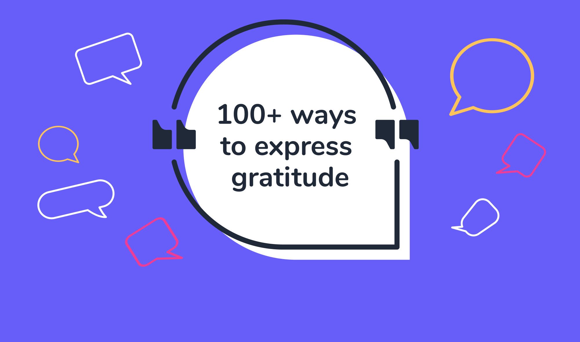 thank you for all you do - 100+ ways to express gratitude