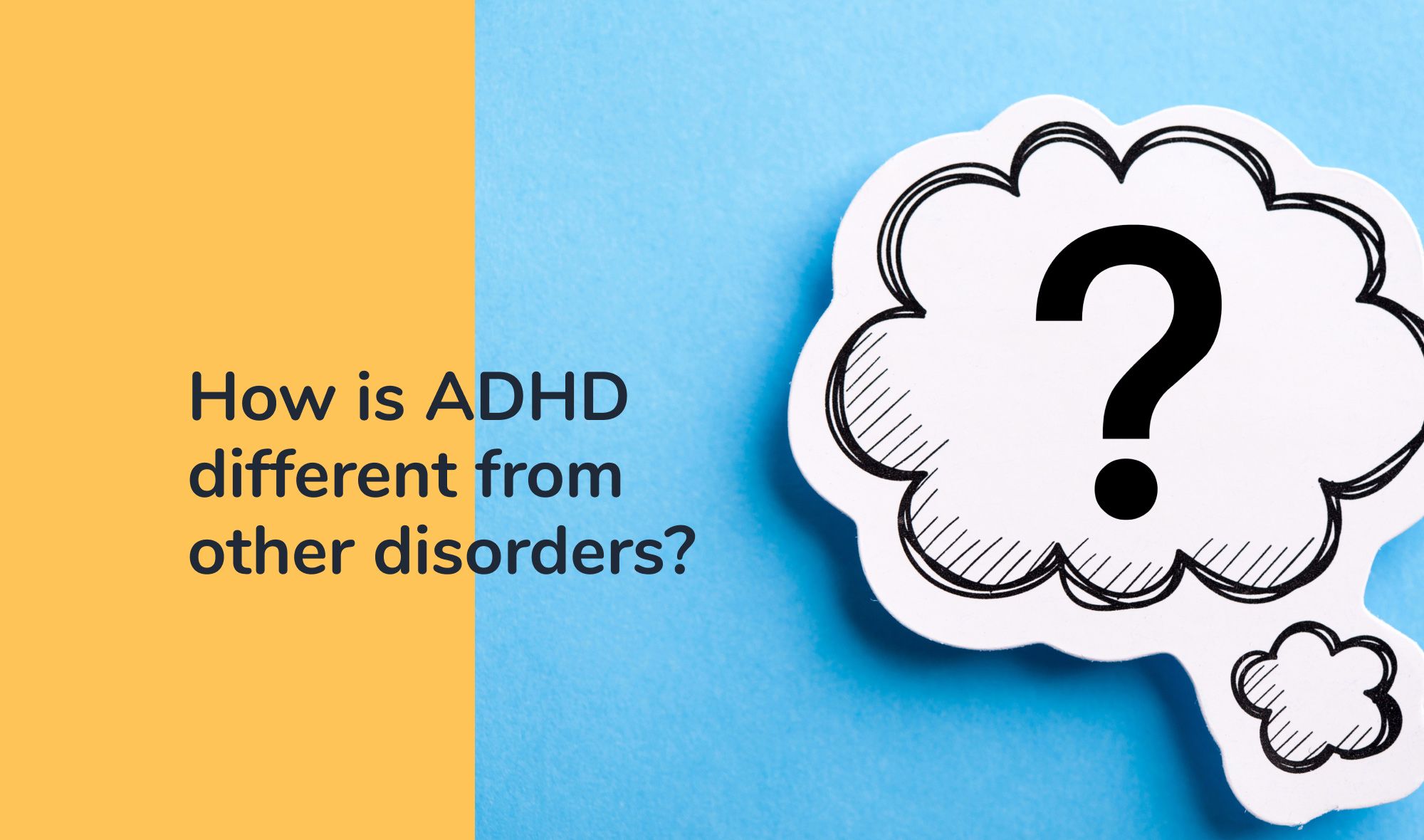 Tools for adults with adhd - How is ADHD different from other disorders?