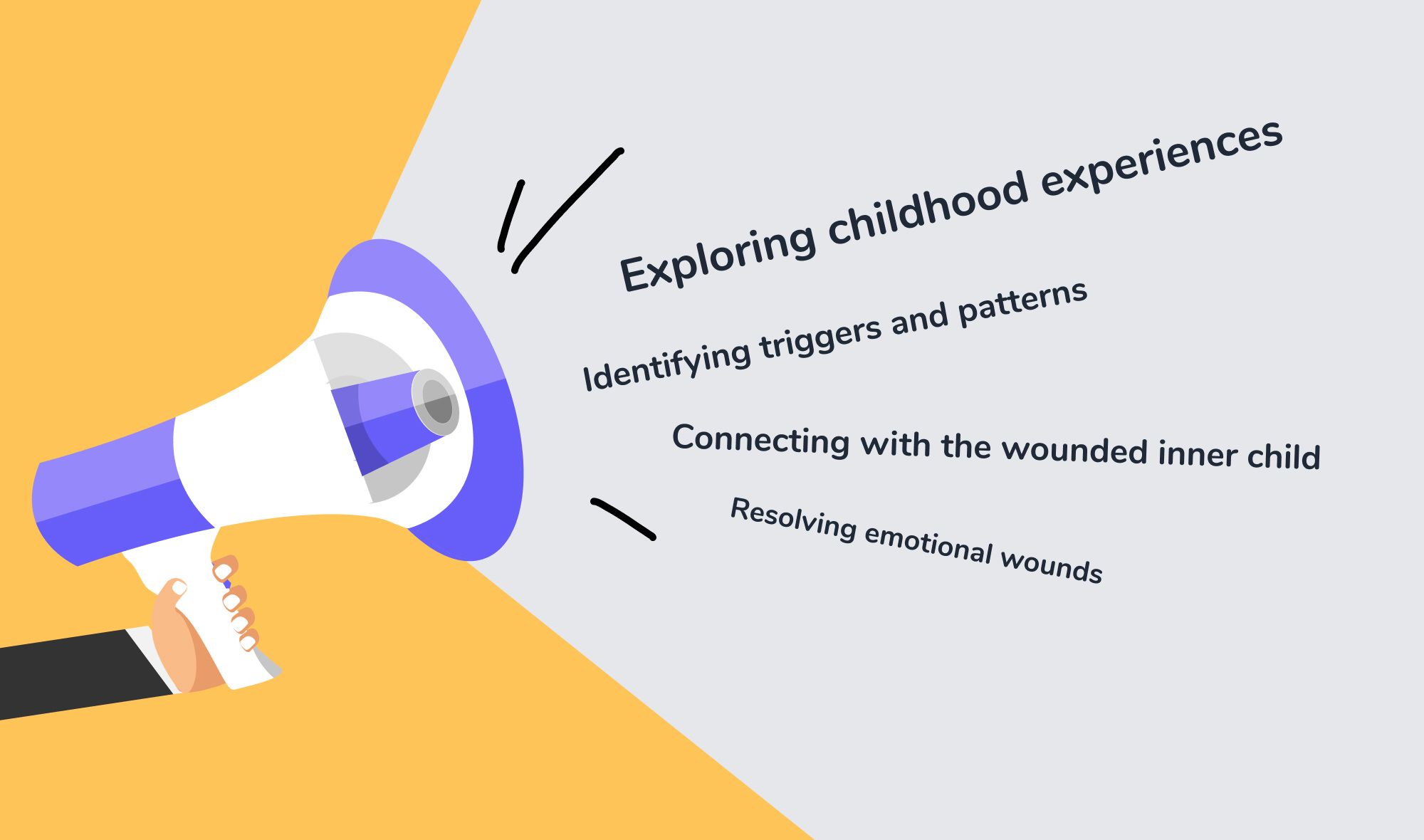 Inner childhood wounds: Building a relationship with the therapist