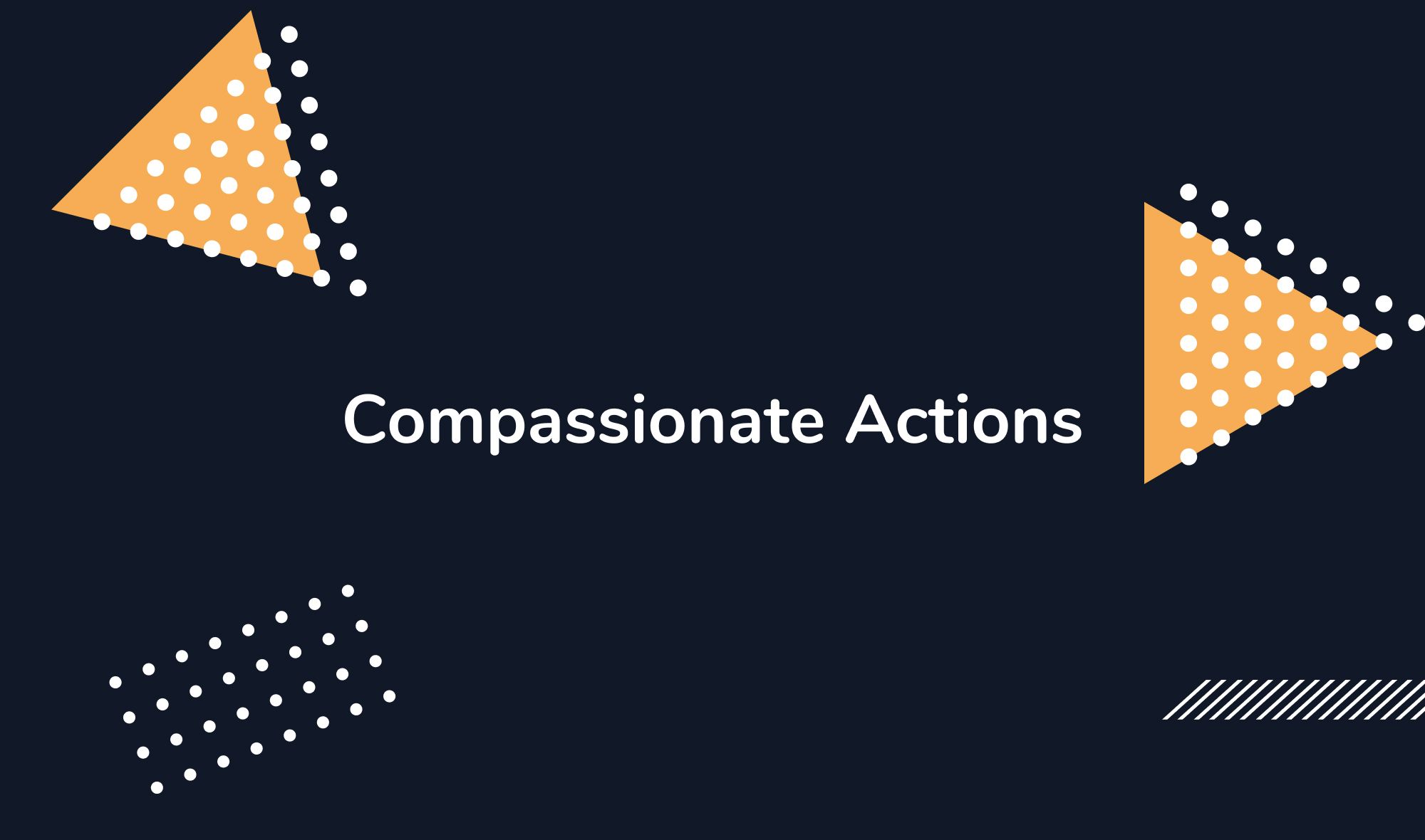 Compassionate Actions and Healthy Boundaries