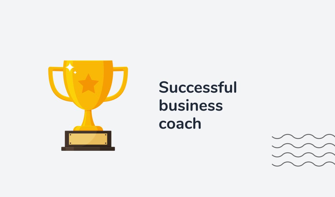 becoming a business coach - successful business coach trophy