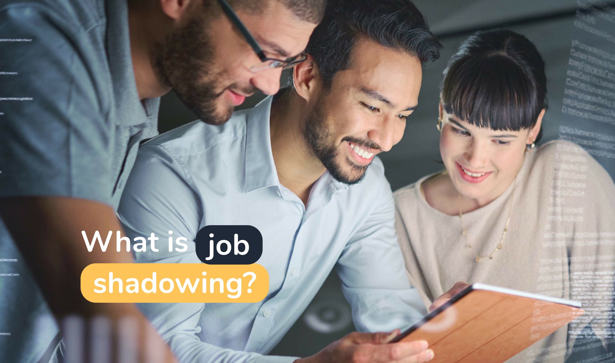 Virtual job shadow: What is job shadowing?