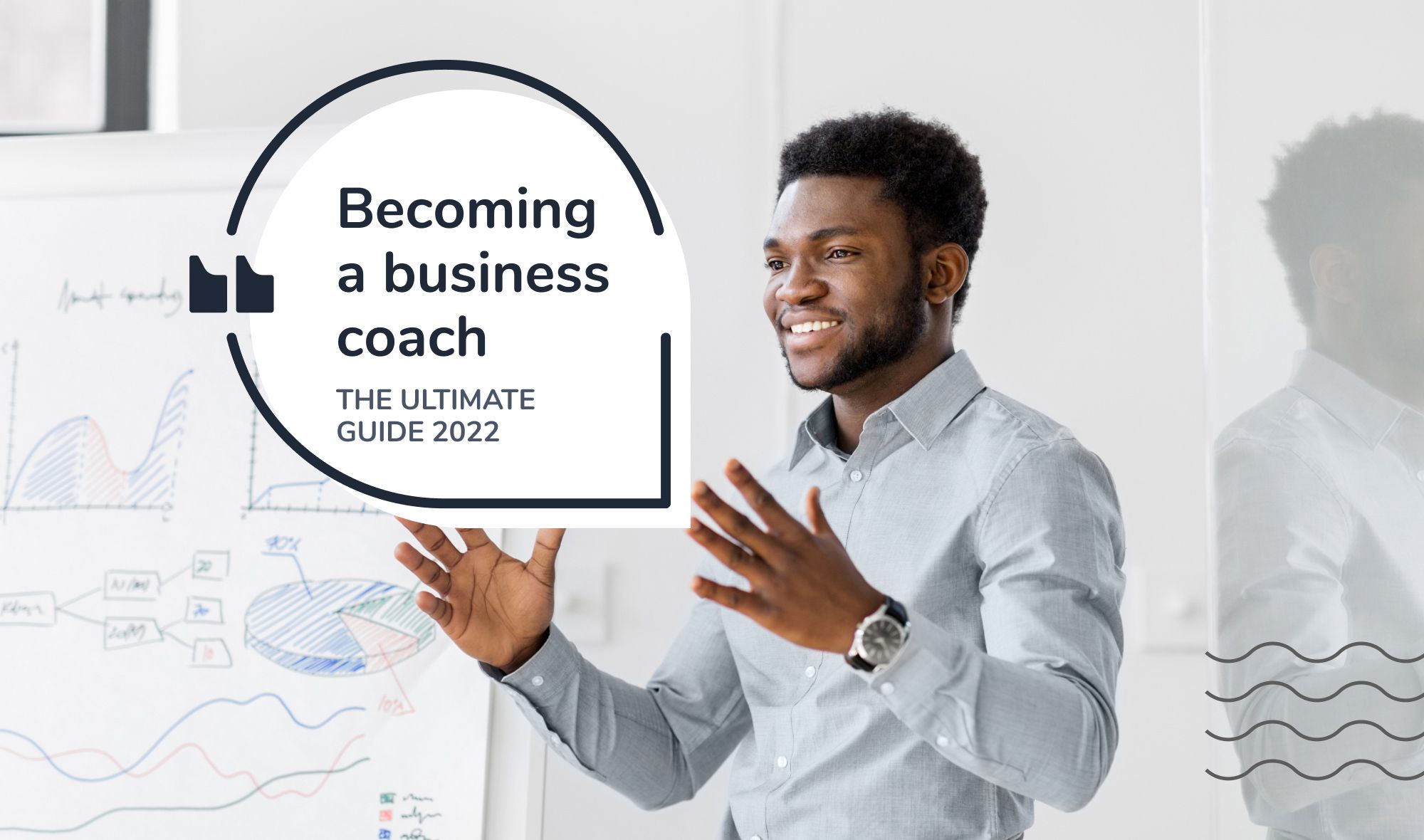 Becoming a business coach - black man smiles