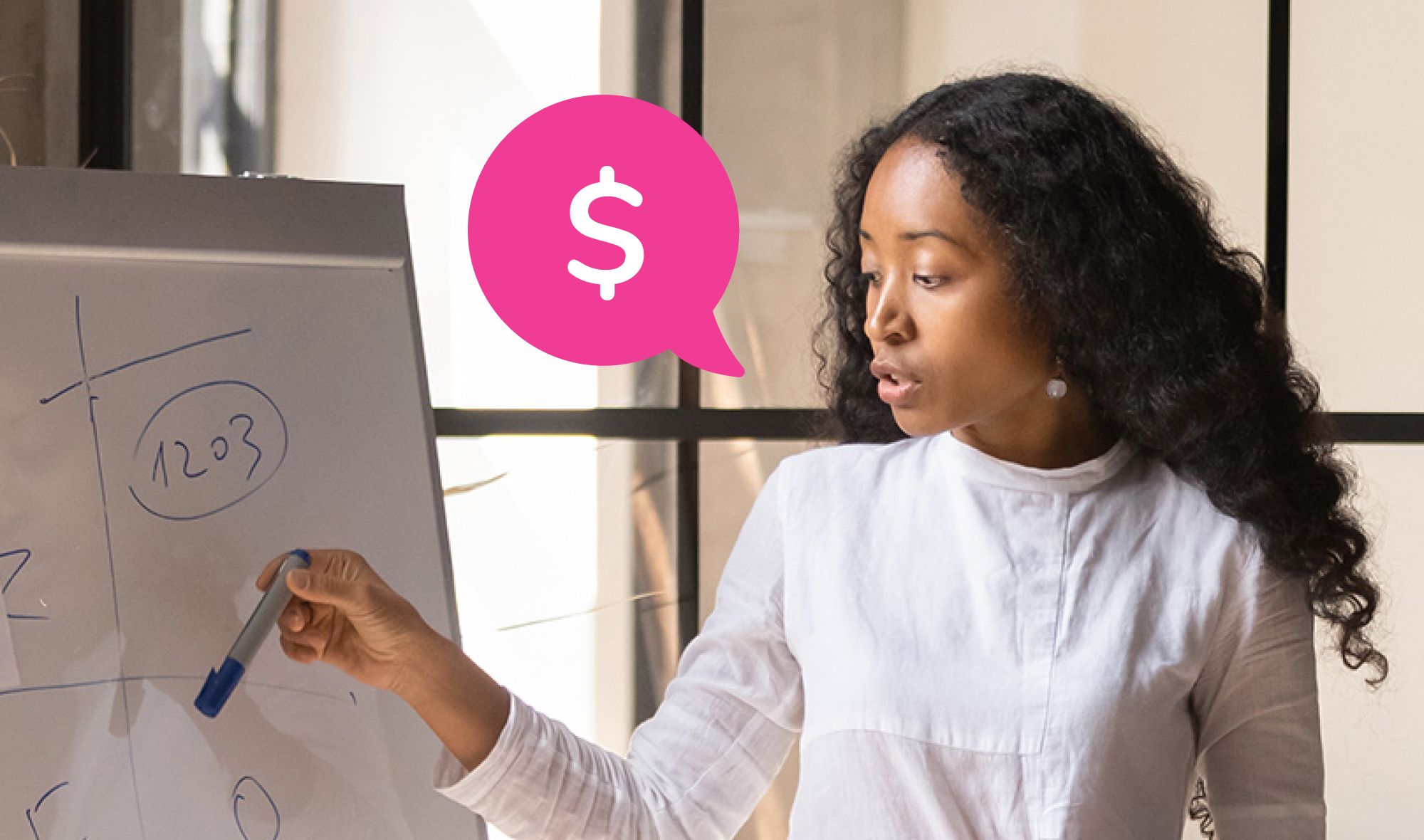 How much does a business coach cost - black woman talking about the costs