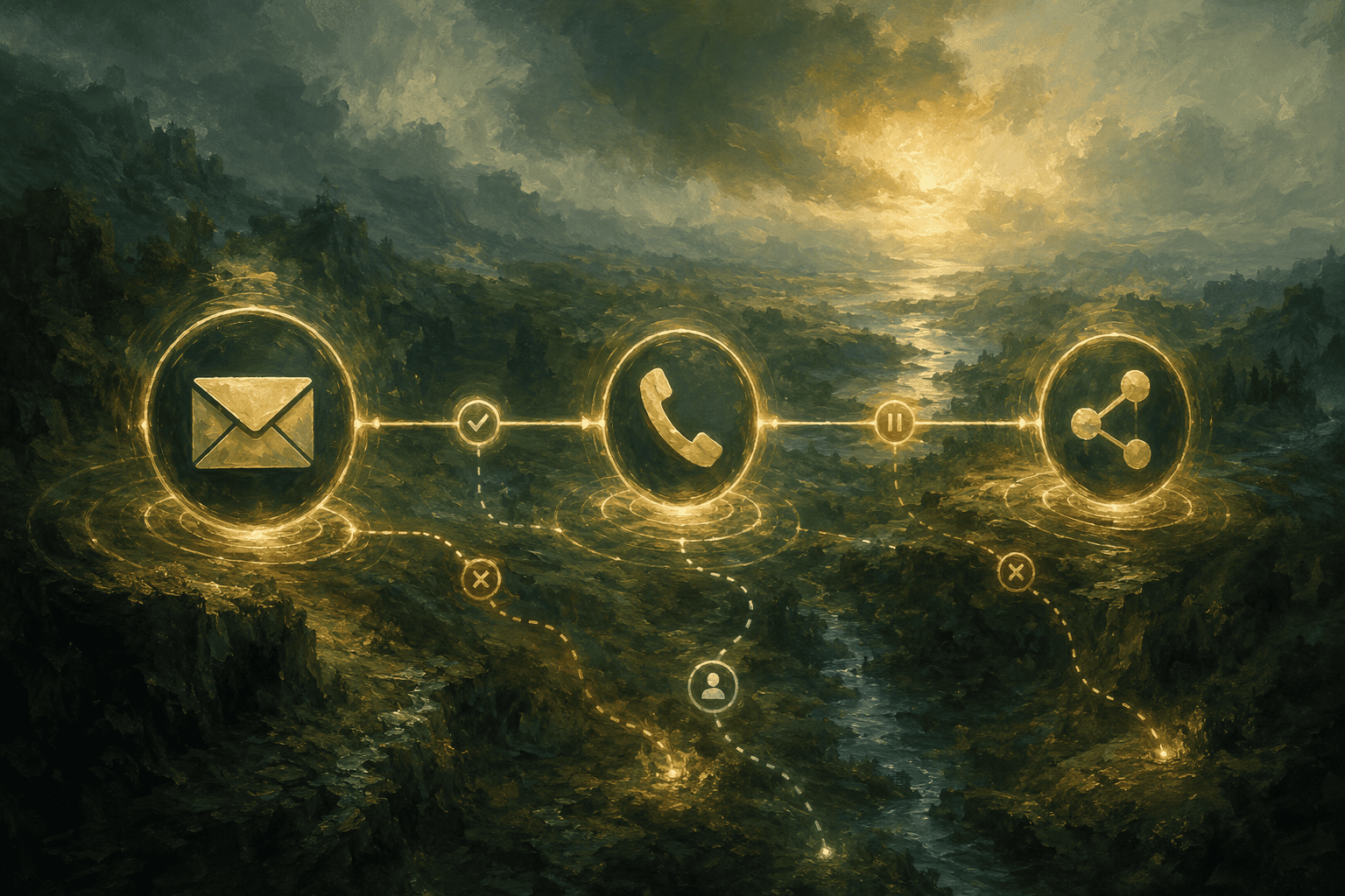 Multi-channel renewal outreach cadences
